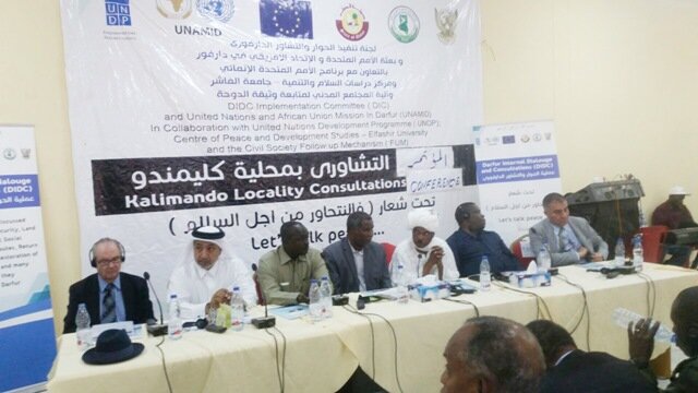 Darfur Internal Dialogue and Consultations – Kalimando Locality– North Darfur State 