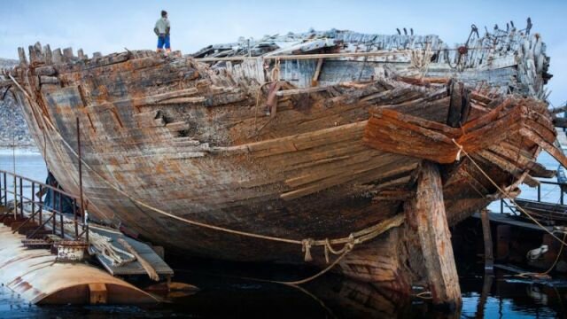 80 Years Later, Polar Explorer's Sunken Ship Floats Again